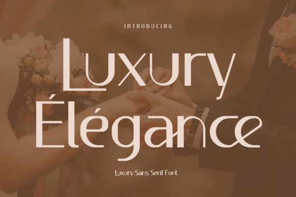 Luxury Élégance: The Premium Sans Serif Typeface for Marketers